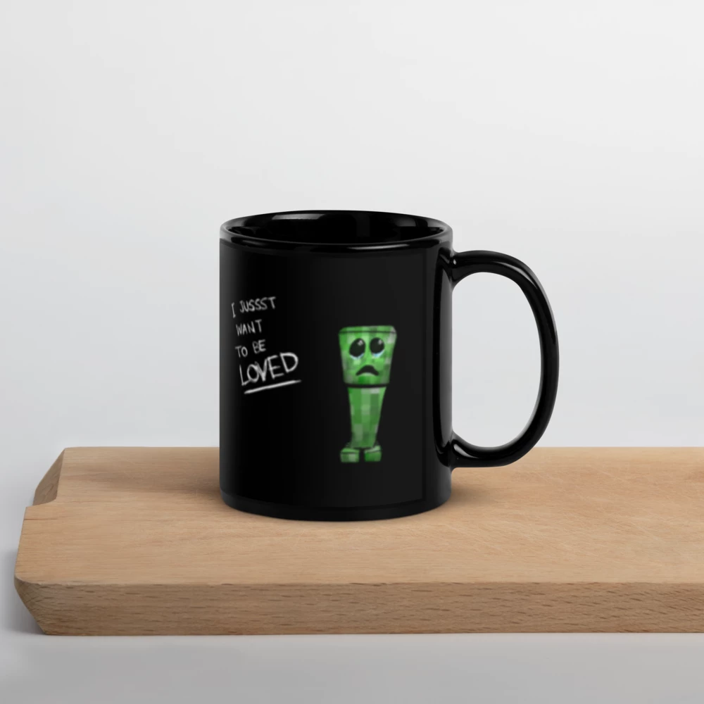 Black Glossy Mug