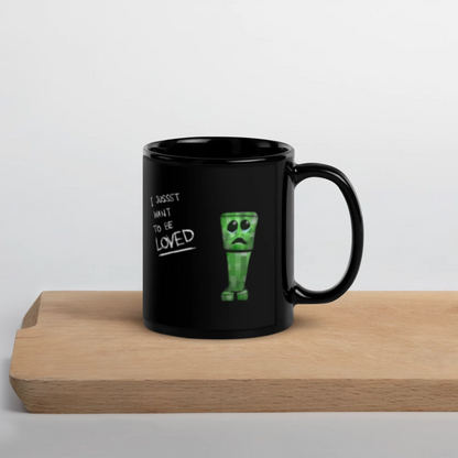 Black Glossy Mug